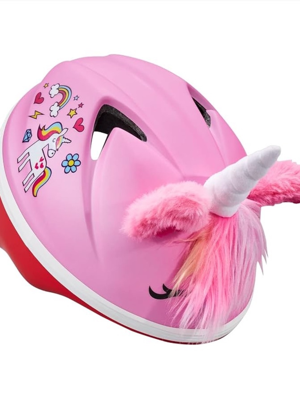 NWOT Unicorn Plush Horn Ears Schwinn Kids Bike Helmet Infant Toddler Size 1-2